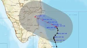 In six hours, a deep depression will develop into a cyclonic storm with maximum gusts of about 90 kmph.