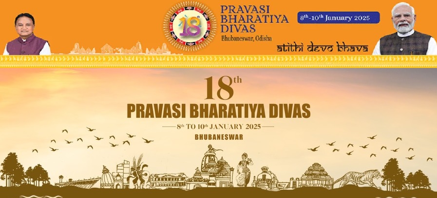 Pravasi Bharatiya Divas is celebrated in Bhubaneswar, and delegates are welcomed with great fanfare.