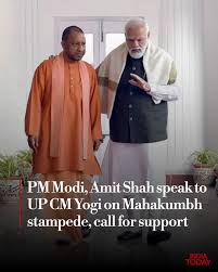 Maha Kumbh stampede: PM Modi monitors the situation and talks with CM Yogi