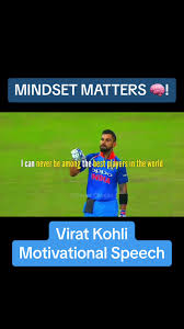 Virat Kohlis inspirational conversation with a young child will inspire you to set higher goals.